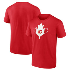 Calgary Flames Canada Day T-Shirt - Red - NHL 202545423