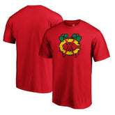 Chicago Blackhawks Splatter Logo T-Shirt - Red - NHL 202545440