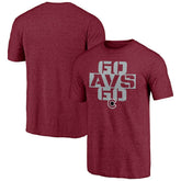 Colorado Avalanche Shoot to Score Tri-Blend T-Shirt - Burgundy - NHL 202545451