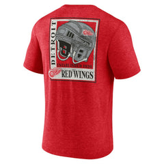 Detroit Red Wings Earnest Will Tri-Blend T-Shirt - Red - NHL 202545467