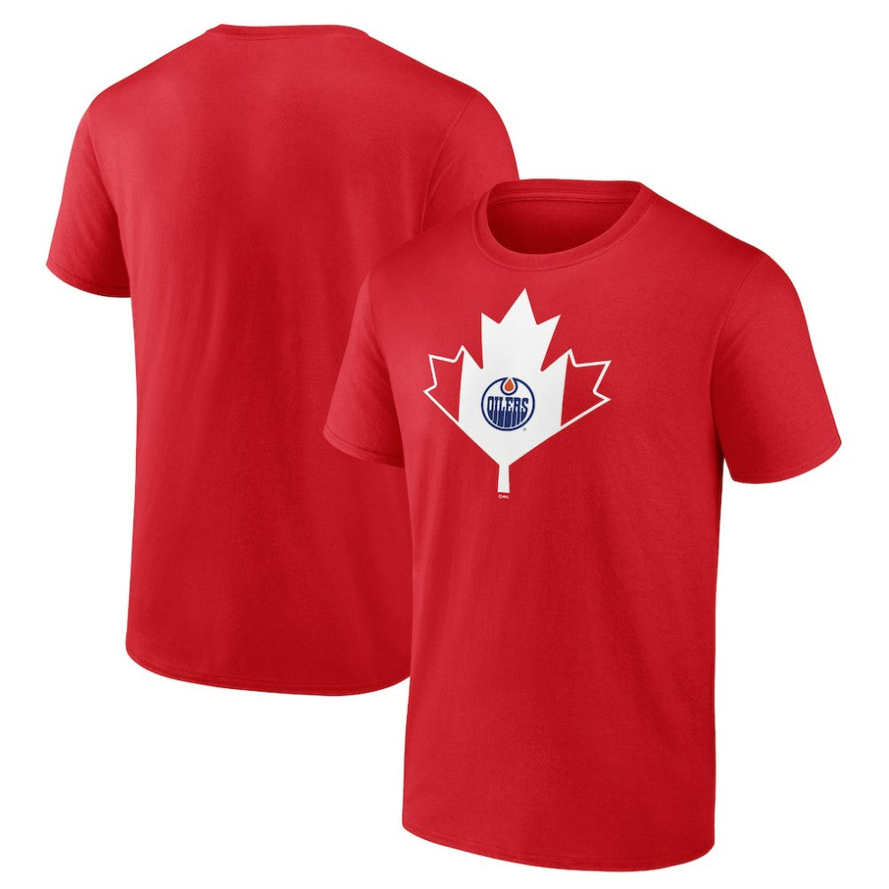 Edmonton Oilers Canada Day T-Shirt - Red - NHL 202545470