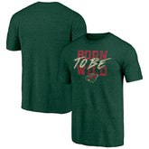 Minnesota Wild Shoot to Score Tri-Blend T-Shirt - Green - NHL 202545496