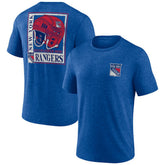 New York Rangers Earnest Will Tri-Blend T-Shirt - Blue - NHL 202545541