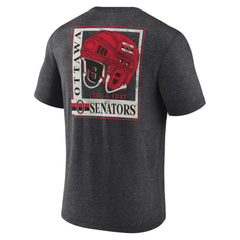 Ottawa Senators Earnest Will Tri-Blend T-Shirt - Charcoal - NHL 202545550