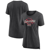 Ottawa Senators Women's Hit the Ice Tri-Blend T-Shirt - Gray - NHL 202545551