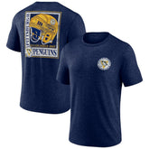 Pittsburgh Penguins Earnest Will Tri-Blend T-Shirt - Navy - NHL 202545553