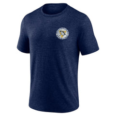 Pittsburgh Penguins Earnest Will Tri-Blend T-Shirt - Navy - NHL 202545553