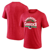 Vancouver Canucks Represent Tri-Blend T-Shirt - Red - NHL 202545585
