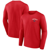 Washington Capitals Team Lockup Long Sleeve T-Shirt - Red - NHL 202545592