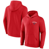 Washington Capitals Team Lockup Pullover Hoodie - Red - NHL 202545594