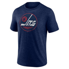 Winnipeg Jets Wheelhouse Tri-Blend T-Shirt - Navy - NHL 202545603