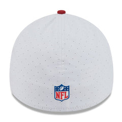 Arizona Cardinals New Era 2025 NFL Training Camp 39THIRTY Flex Hat White/Cardinal