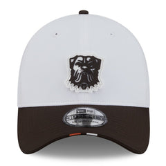 Cleveland Browns New Era 2025 NFL Training Camp 39THIRTY Flex Hat White/Brown