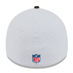 Cleveland Browns New Era 2025 NFL Training Camp 39THIRTY Flex Hat White/Brown