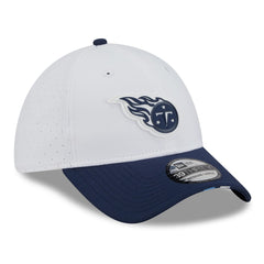 Tennessee Titans New Era 2025 NFL Training Camp 39THIRTY Flex Hat White/Navy
