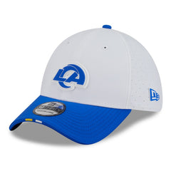 Los Angeles Rams New Era 2025 NFL Training Camp 39THIRTY Flex Hat White/Royal