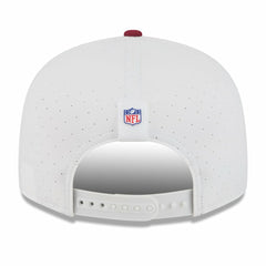 Washington Commanders New Era 2025 NFL Training Camp Split Panel 9FIFTY Snapback Hat White/Burgundy