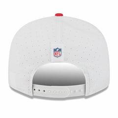 Kansas City Chiefs New Era 2025 NFL Training Camp Split Panel 9FIFTY Snapback Hat White/Red
