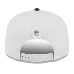 Jacksonville Jaguars New Era 2025 NFL Training Camp Split Panel 9FIFTY Snapback Hat White/Black
