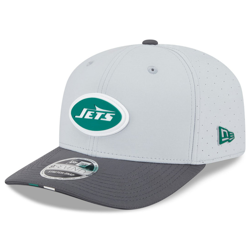 New York Jets New Era 2025 NFL Training Camp 9SEVENTY Adjustable Hat Gray/Graphite