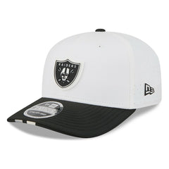 Las Vegas Raiders New Era 2025 NFL Training Camp 9SEVENTY Adjustable Hat White/Black