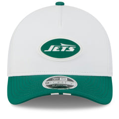 New York Jets New Era 2025 NFL Training Camp A-Frame 9FORTY Adjustable Hat White/Green