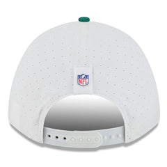 New York Jets New Era 2025 NFL Training Camp A-Frame 9FORTY Adjustable Hat White/Green