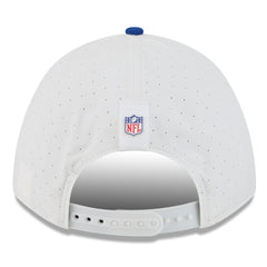 New York Giants New Era 2025 NFL Training Camp A-Frame 9FORTY Adjustable Hat White/Royal