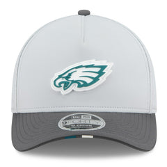 Philadelphia Eagles New Era 2025 NFL Training Camp A-Frame 9FORTY Adjustable Hat Gray/Graphite