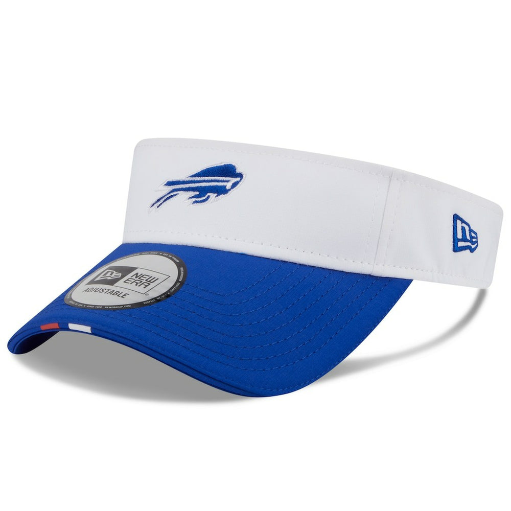 Buffalo Bills New Era 2025 NFL Training Camp Adjustable Visor White/Royal