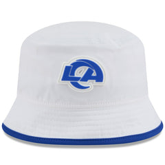 Los Angeles Rams New Era 2025 NFL Training Camp Stretch Bucket Hat White