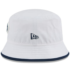 Seattle Seahawks New Era 2025 NFL Training Camp Stretch Bucket Hat White