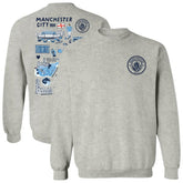 Manchester City Vive La Fete Women's Impressions Artwork Pullover Sweatshirt Gray