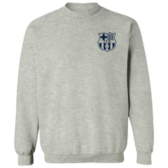 Barcelona Vive La Fete Women's Impressions Artwork Pullover Sweatshirt Gray