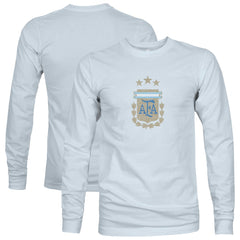 Argentina National Team 1863FC Color Badge Long Sleeve T-Shirt Light Blue