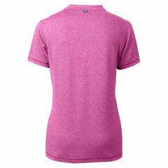 Milwaukee Brewers Cutter & Buck Forge Heathered Stretch Blade Top - Light Pink - MLB Online