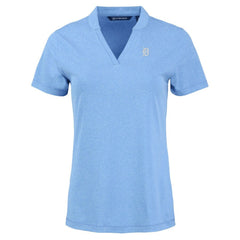 Detroit Tigers Cutter & Buck Forge Heathered Stretch Blade Top - Heather Powder Blue - MLB Online