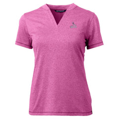 St. Louis Cardinals Cutter & Buck Forge Heathered Stretch Blade Top - Light Pink - MLB Lifestyle