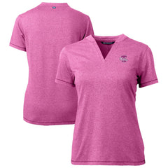 Philadelphia Phillies Cutter & Buck Forge Heathered Stretch Blade Top - Light Pink - MLB Lifestyle