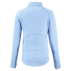 Chicago Cubs Cutter & Buck Women's Peshastin Eco Fleece Recycled Half-Zip Jacket - Heather Powder Blue - MLB on Sale