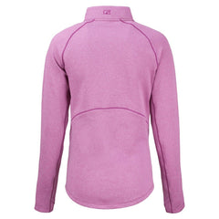 Washington Nationals Cutter & Buck Women's Peshastin Eco Fleece Recycled Half-Zip Jacket - Heather Light Pink - MLB Discount