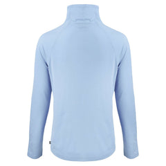 Philadelphia Phillies Cutter & Buck Women's Coastline Epic Comfort Eco Recycled Funnel Neck Pullover Top - Powder Blue - MLB Sale