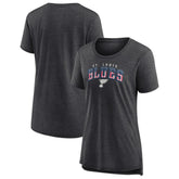 St. Louis Blues Women's Proud Tri-Blend T-Shirt - Gray - NHL 202552494