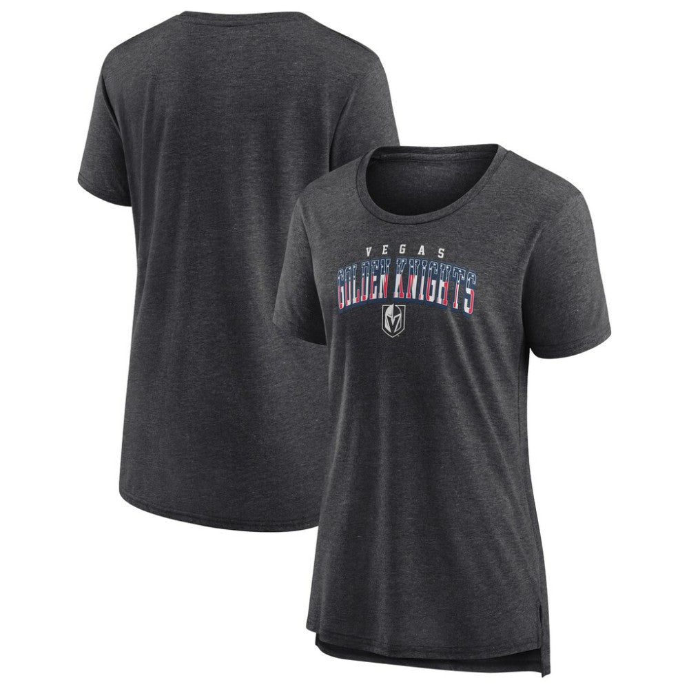 Vegas Golden Knights Women's Proud Tri-Blend T-Shirt - Gray - NHL 202552496
