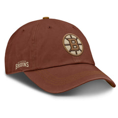 Boston Bruins Fanatics Fall Leaves Timber Adjustable Hat - Brown - NHL 202565206