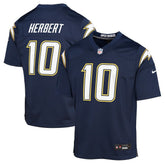 Nike Justin Herbert Los Angeles Chargers Youth Alternate Super Chargers Game Player Jersey Navy