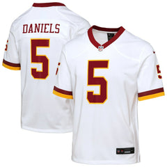 Nike Jayden Daniels Washington Commanders Youth Game Super Bowl Era Jersey White