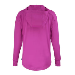 Baltimore Ravens Cutter & Buck Women's Daybreak Eco Recycled Half-Zip Hoodie Pink