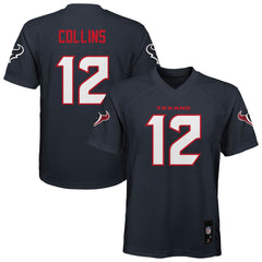 Nico Collins Houston Texans Youth Replica Player Jersey Navy
