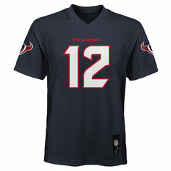 Nico Collins Houston Texans Youth Replica Player Jersey Navy